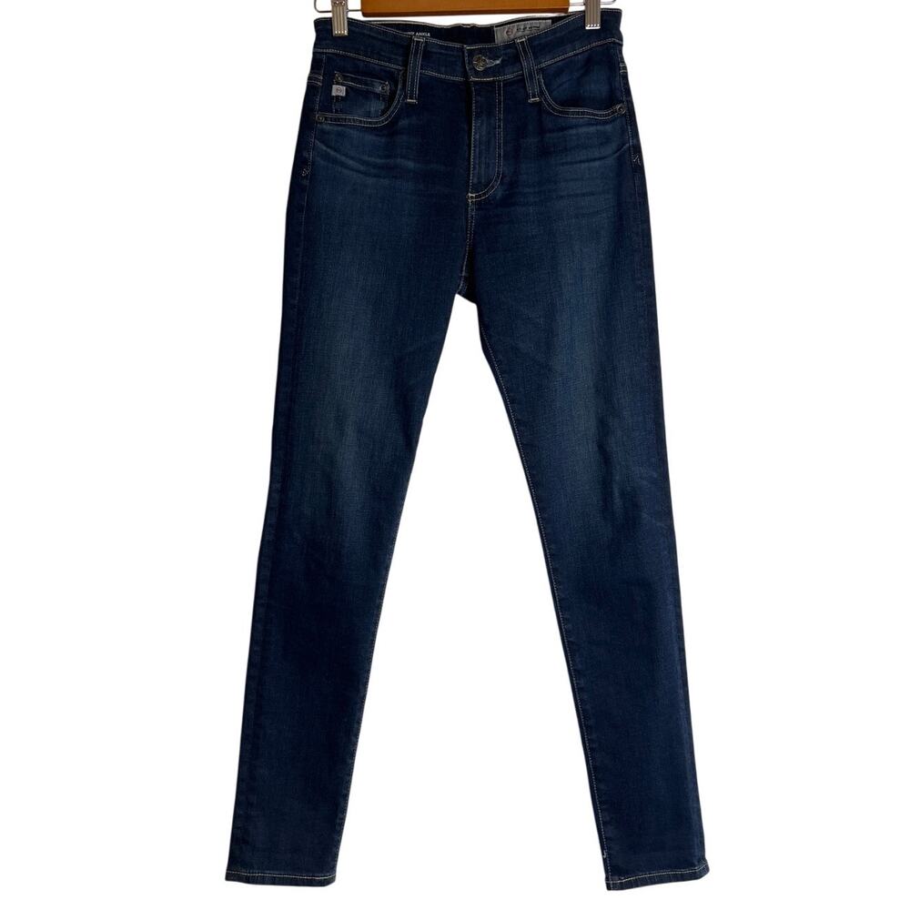 AG Adriano Goldschmied The Farrah Skinny Ankle Jean Size 26 Dark Wash Stretch